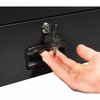Global Industrial Counter Top CRT Security Computer Cabinet, Black, 24-1/2W x 22-1/2D x 27H 607294BK